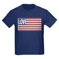 thumbnail image 1 of CafePress - Love America Kids Dark T Shirt - Dark T-Shirt Kids XS-XL, 1 of 4