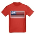 thumbnail image 1 of CafePress - Love America Kids Dark T Shirt - Dark T-Shirt Kids XS-XL, 1 of 4