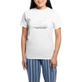 thumbnail image 1 of CafePress - Love And Cherish Bride Women's Light Pajamas - Women's Short Sleeve Print T-Shirt and Pants Light Cotton Pajama Set, 1 of 7