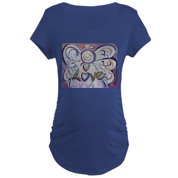 CafePress - Love Angel Maternity T Shirt - Maternity Dark T-Shirt