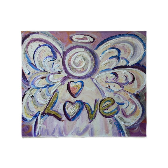 CafePress - Love Angel Throw Blanket - Soft Fleece Throw Blanket, 50"x60" for All Ages