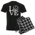 thumbnail image 1 of CafePress - Love Basketball Men's Dark Pajamas - Men's Dark Loose Fit Cotton Pajama Set, 1 of 7
