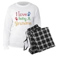 thumbnail image 1 of CafePress - Love Being A Grandma Handprint Multi - Women's Long Sleeve Relaxed Fit Cotton Light Pajama Set, 1 of 3
