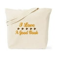thumbnail image 1 of CafePress - Love Books Tote Bag - Unisex Canvas Tote Bag, Beige, 1-Piece, 1 of 9