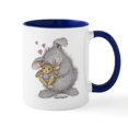 thumbnail image 1 of CafePress - Love Bunny Mug - 11 oz Ceramic Mug - Novelty Coffee Tea Cup, 1 of 4