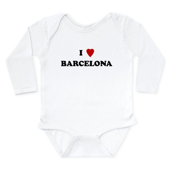 CafePress - Love_Ci_BARCELONA_58_A Body Suit - Long Sleeve Cotton Baby Bodysuit