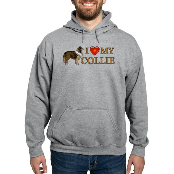 CafePress - Love Collie Sweatshirt - Pullover Hoodie, Hooded Sweatshirt