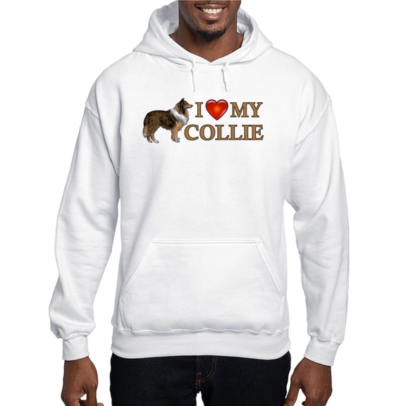 CafePress - Love Collie Sweatshirt - Pullover Hoodie, Hooded Sweatshirt