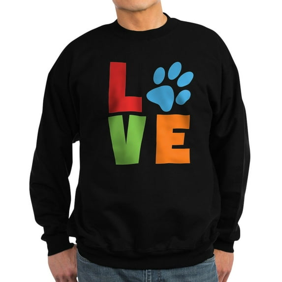 CafePress - Love Dog LTT Sweatshirt - Classic Crew Neck Sweatshirt