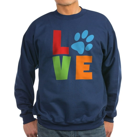 CafePress - Love Dog LTT Sweatshirt - Classic Crew Neck Sweatshirt