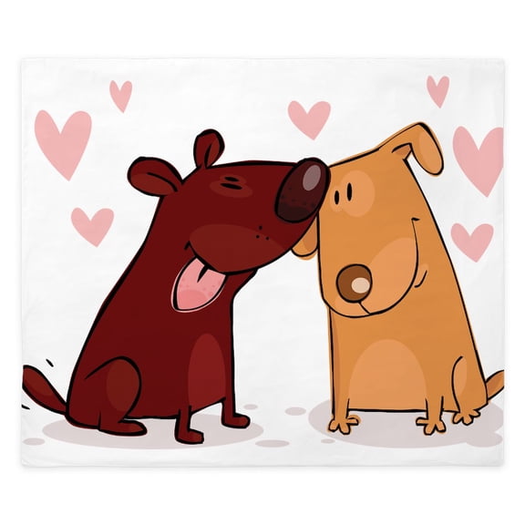 CafePress - Love Dogs - King Duvet Cover, Printed Comforter Cover, Unique Bedding,