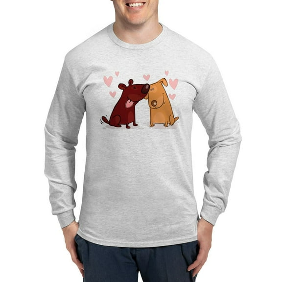 CafePress - Love Dogs Long Sleeve T Shirt - Unisex Cotton Long Sleeve T-Shirt