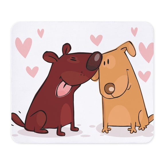 CafePress - Love Dogs Mousepad - Non-slip Rubber Mousepad, Gaming Mouse Pad