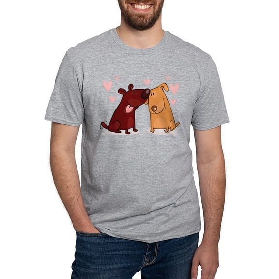 CafePress - Love Dogs T Shirt - Fitted T-Shirt, Vintage Fit Soft Cotton Tee
