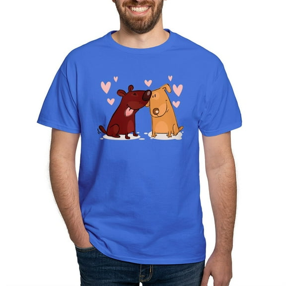 CafePress - Love Dogs T Shirt - Men's Classic Graphic Cotton T-Shirt