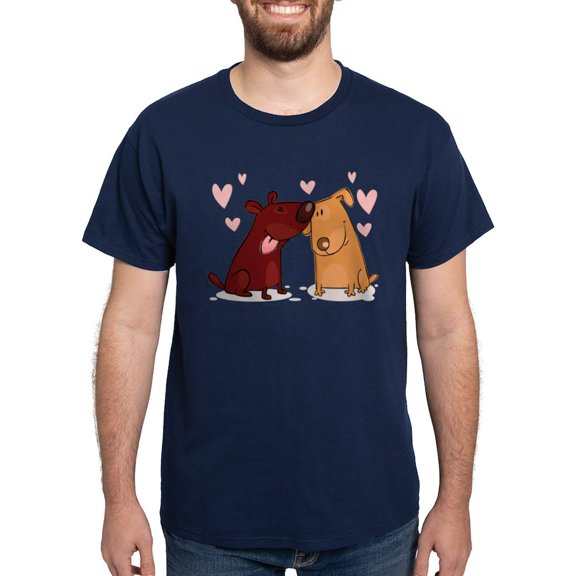 CafePress - Love Dogs T Shirt - Men's Classic Graphic Cotton T-Shirt