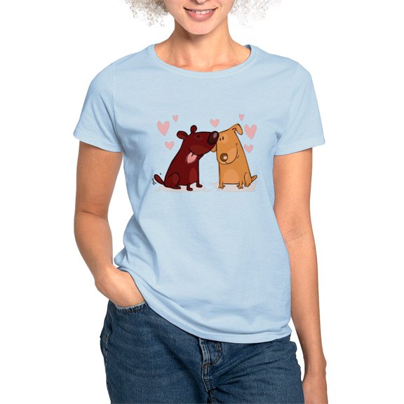 CafePress - Love Dogs T Shirt - Women's Classic T-Shirt