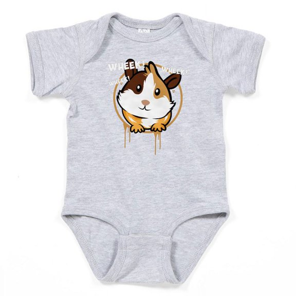 CafePress - Love Guinea Pigs Wheek Love This Graphic Body Suit - Cute Infant Bodysuit Baby Romper - Size Newborn - 24 Months