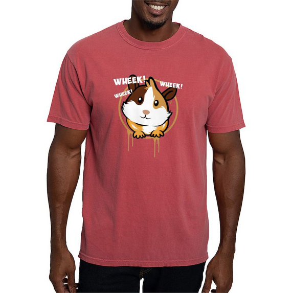 CafePress - Love Guinea Pigs Wheek Love This Graphic W T Shirt - Mens Comfort Colors Shirt