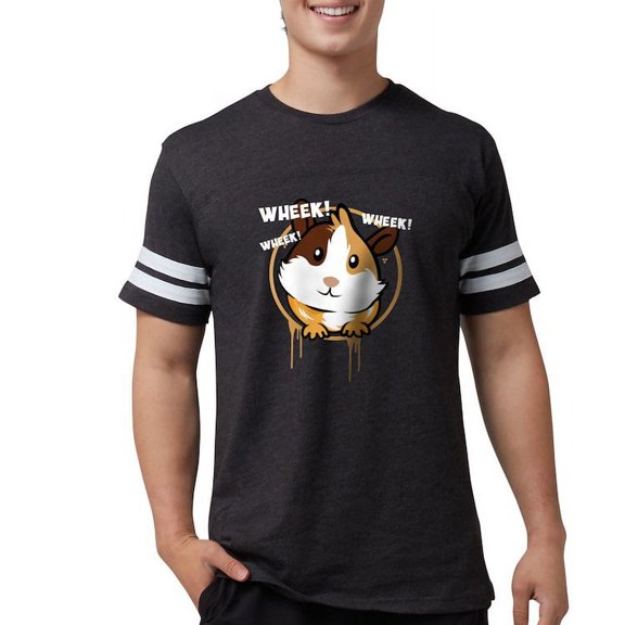 CafePress - Love Guinea Pigs Wheek Love This Graphic W T Shirt - Mens Football Shirt