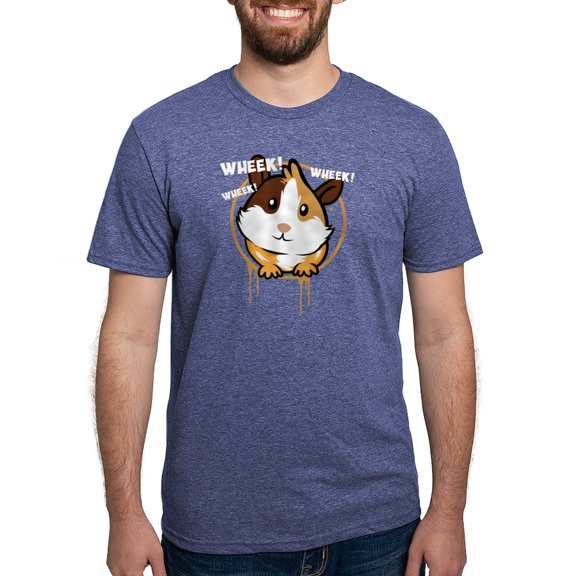 CafePress - Love Guinea Pigs Wheek Love This Graphic W T Shirt - Mens Tri-blend T-Shirt