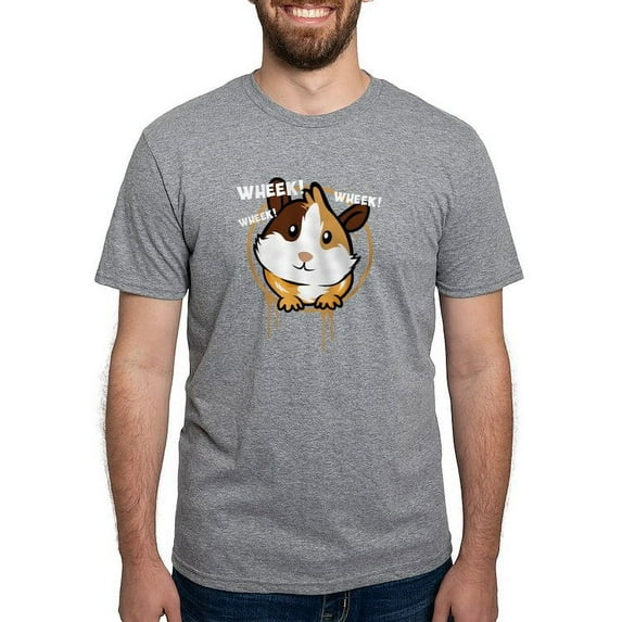 CafePress - Love Guinea Pigs Wheek Love This Graphic W T Shirt - Mens Tri-blend T-Shirt