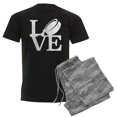 thumbnail image 1 of CafePress - Love Hockey Men's Dark Pajamas - Men's Dark Loose Fit Cotton Pajama Set, 1 of 7