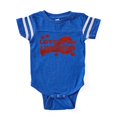 thumbnail image 1 of CafePress - Love Is For Lobsters_Wh - Cute Infant Baby Football Bodysuit, 1 of 3