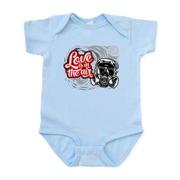 CafePress - Love Is In The Air Baby Light Bodysuit - Baby Light Bodysuit, Size Newborn - 24 Months