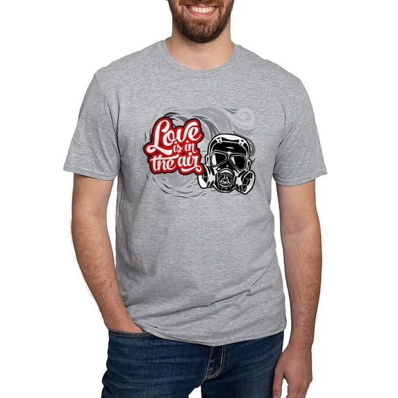 CafePress - Love Is In The Air Fitted T Shirt - Fitted T-Shirt, Vintage Fit Soft Cotton Tee