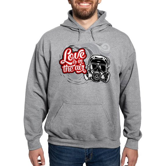 CafePress - Love Is In The Air Hooded Sweatshirt - Pullover Hoodie, Hooded Sweatshirt