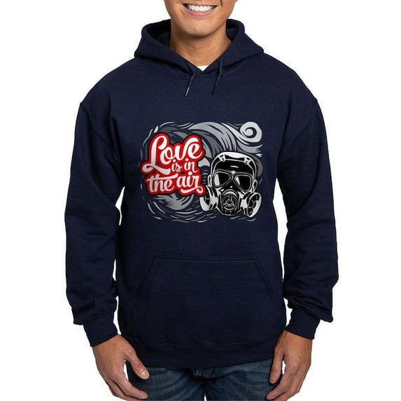 CafePress - Love Is In The Air Hoodie (Dark) - Pullover Hoodie, Classic, Comfortable Hooded Sweatshirt