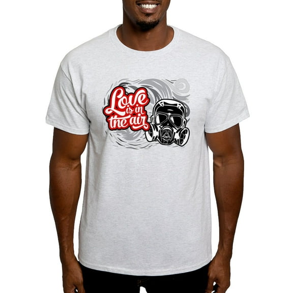 CafePress - Love Is In The Air Light T Shirt - Men's Classic Graphic T-Shirt