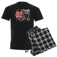 thumbnail image 1 of CafePress - Love Is In The Air Men's Dark Pajamas - Men's Dark Loose Fit Cotton Pajama Set, 1 of 7