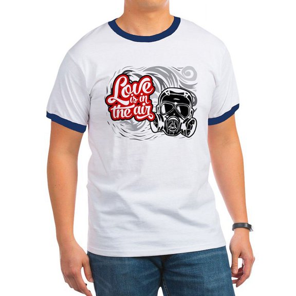 CafePress - Love Is In The Air Ringer T - 100% Cotton Ringed T-Shirt