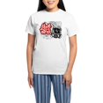 thumbnail image 1 of CafePress - Love Is In The Air Women's Light Pajamas - Women's Short Sleeve Print T-Shirt and Pants Light Cotton Pajama Set, 1 of 7