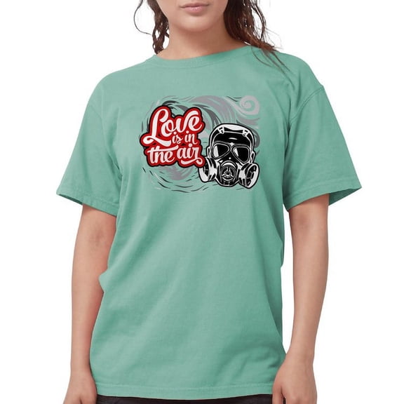 CafePress - Love Is In The Air Womens Comfort Colors Shirt - Womens Comfort Colors® Shirt
