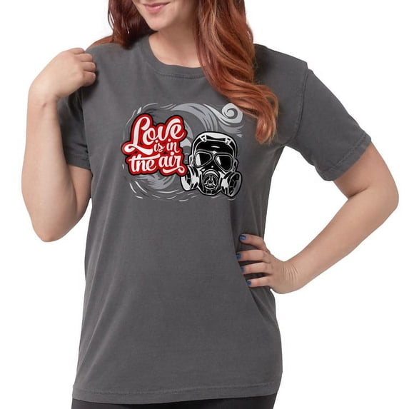 CafePress - Love Is In The Air Womens Comfort Colors Shirt - Womens Comfort Colors® Shirt