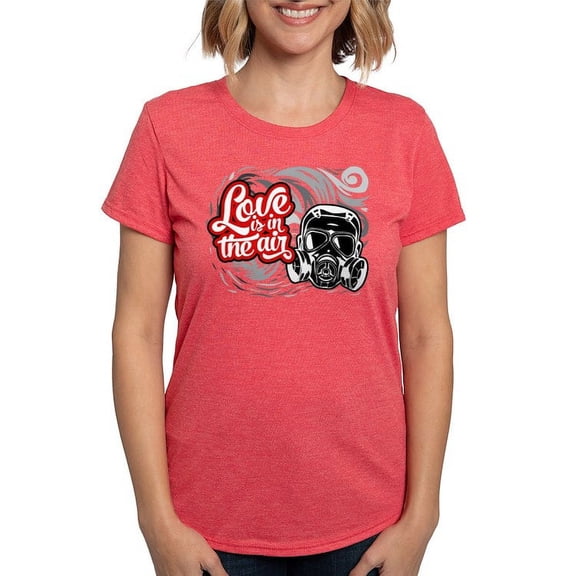 CafePress - Love Is In The Air Womens Tri Blend T Shirt - Womens Tri-blend T-Shirt