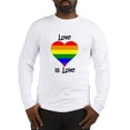 thumbnail image 1 of CafePress - Love Is Love Long Sleeve T Shirt - Unisex Cotton Long Sleeve T-Shirt, 1 of 4