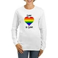 thumbnail image 1 of CafePress - Love Is Love Long Sleeve T Shirt - Women's Long Sleeve Graphic Casual T-Shirt, 1 of 4