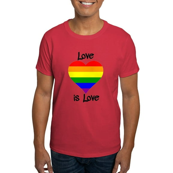CafePress - Love Is Love Men's Value T Shirt - Men's Classic Graphic Cotton T-Shirt