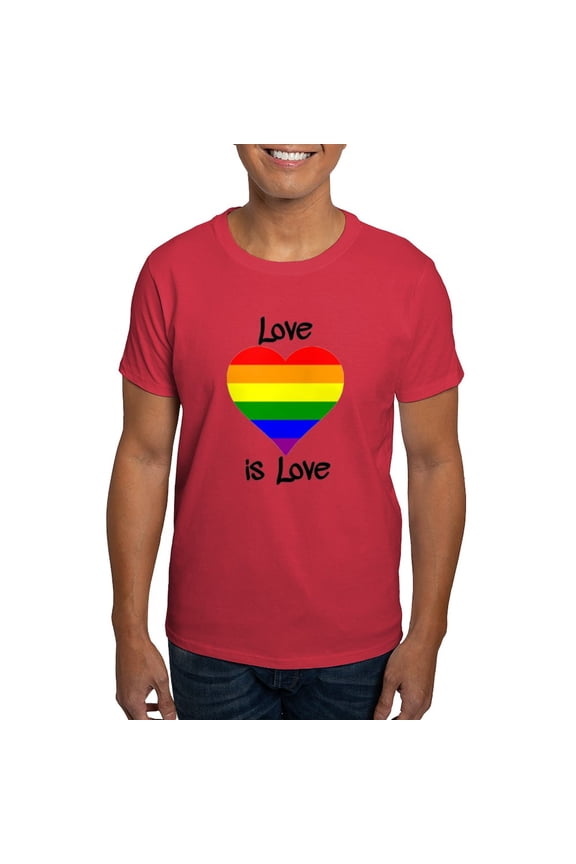 - Love Is Love Men's Value T Shirt - Men's Classic Graphic Cotton T-Shirt