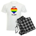 thumbnail image 1 of CafePress - Love Is Love Pajamas - Men's Light Loose Fit Cotton Pajama Set, 1 of 7
