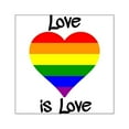 thumbnail image 1 of CafePress - Love Is Love Sticker - Square Sticker 3" x 3", 1 of 1