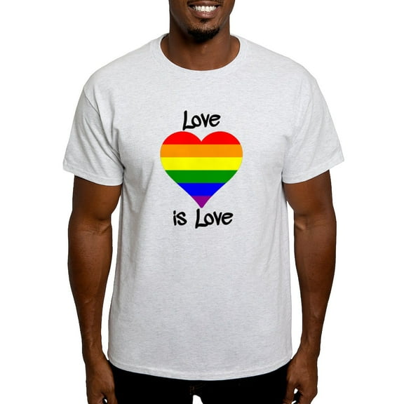 CafePress - Love Is Love T Shirt - Light T-Shirt - CP