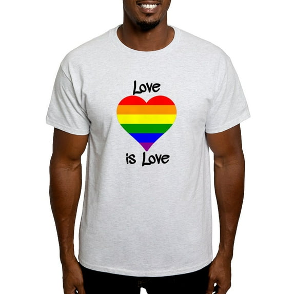 CafePress - Love Is Love T Shirt - Light T-Shirt - CP