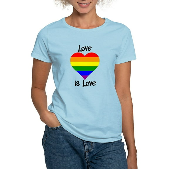 CafePress - Love Is Love T Shirt - Women's Classic T-Shirt