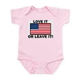 thumbnail image 1 of CafePress - Love It Or Leave It Infant Bodysuit - Baby Light Bodysuit, Size Newborn - 24 Months, 1 of 4