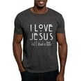 thumbnail image 1 of CafePress - Love Jesus But Drink Dark T Shirt - Men's Classic Graphic Cotton T-Shirt, 1 of 4